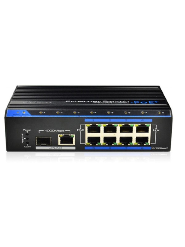 Utepo Endüstriyel 8 Bağlantılı PoE Ethernet Anahtarı UTP7208E-POE-A1 Utepo Endüstriyel 8 Bağlantılı PoE Ethernet Anahtarı UTP7208E-POE-A1