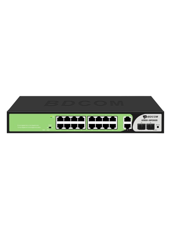 BDCOM 16 Port PoE Switch S1500-16P2G2S BDCOM 16 Port PoE Switch S1500-16P2G2S