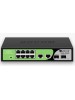 BDCOM 8 Port Yönetilemez POE Switch S1500-8P2G2S