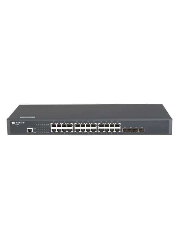 BDCOM 24 Port Managed Network Switch S2900-24T4X-2AC BDCOM 24 Port Managed Network Switch S2900-24T4X-2AC