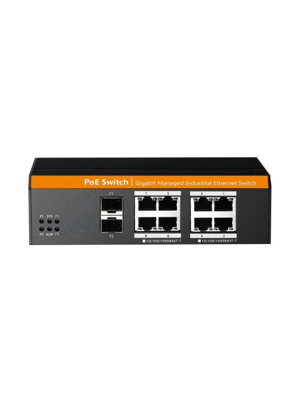 Sec-on SC-E208-2FH Endüstriyel Yönetilebilir POE Switch 8 Port Sec-on SC-E208-2FH Endüstriyel Yönetilebilir POE Switch 8 Port